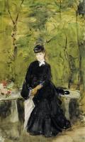 Morisot, Berthe - Young Lady Seated on a Bench
